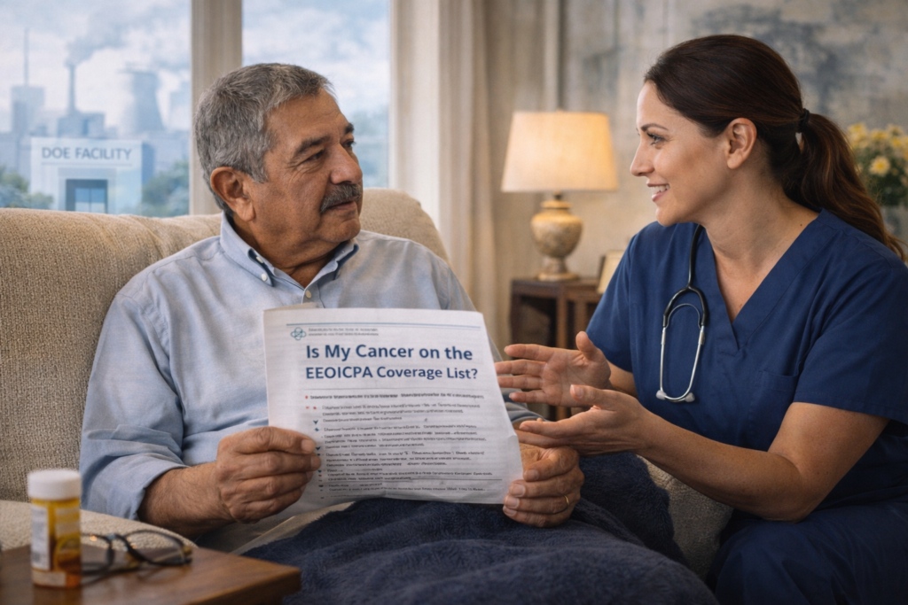 What cancers are covered under EEOICPA